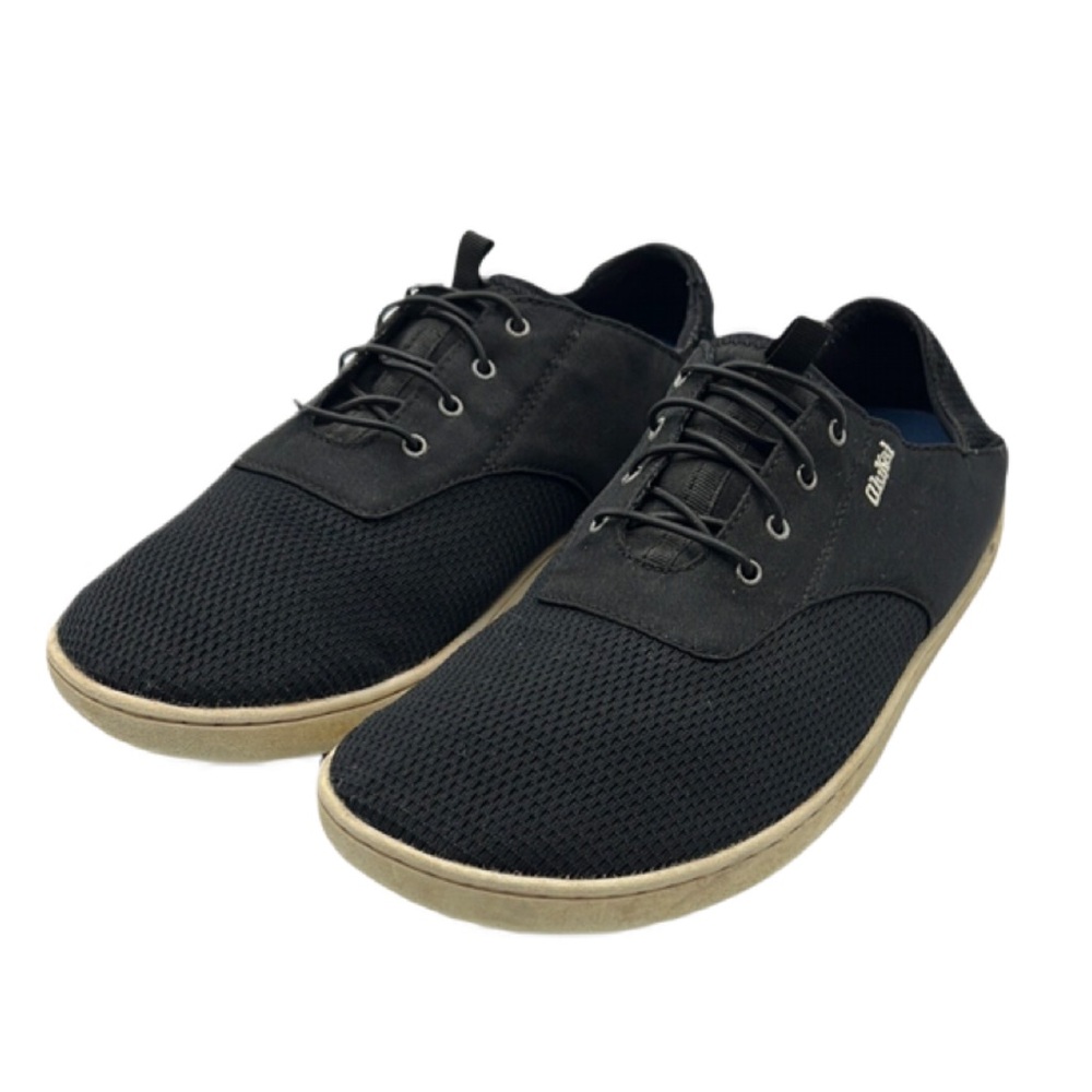 OluKai Sz‎ 9 Nohea Moku Black Sneakers Lightweight Breathable Design